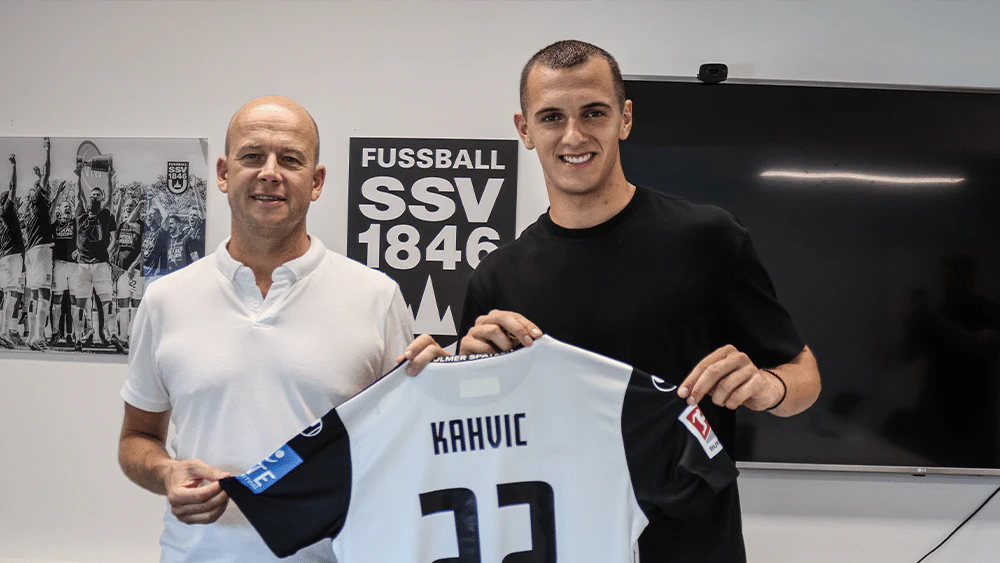 SSV verpflichtet Aleksandar Kahvić — © SSV Ulm 1846 Fussball 
