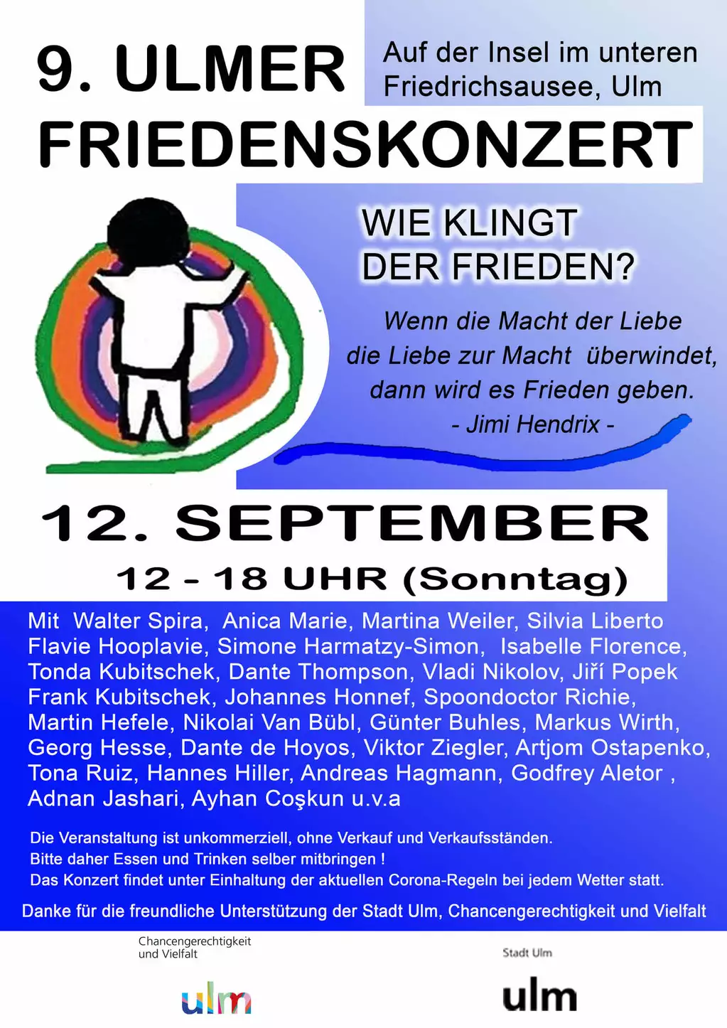 Ulmer Friedenskonzert 2021 — © Ulmer Friedenskonzert 2021