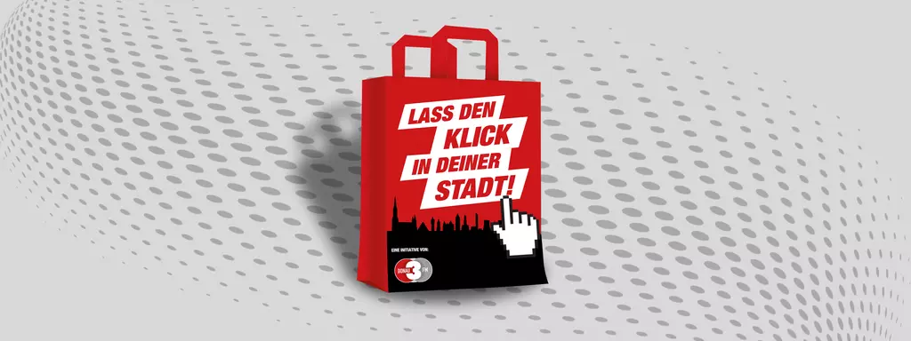 Lass den Klick in deiner Stadt - Tüte