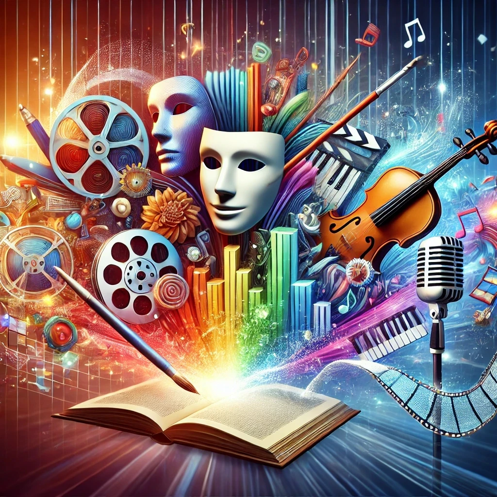 ki-symbolbild zu kunst, kultur, musik, film, literatur — © KI-Symbolbild