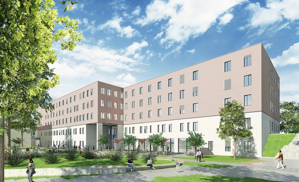 Sana Kliniken Landkreis Biberach Neubau Visualisierung — © Sana Kliniken Landkreis Biberach