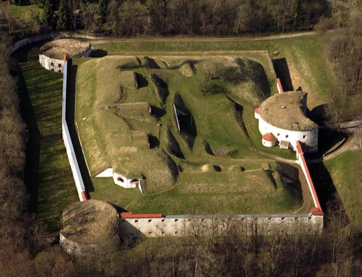 Bundesfestung Ulm, Fort Oberer Kuhberg von oben — © Förderkreis Bundesfestung Ulm e.V.