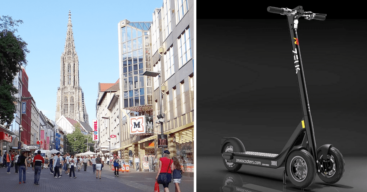 EScooter für Ulm und NeuUlm DONAU 3 FM