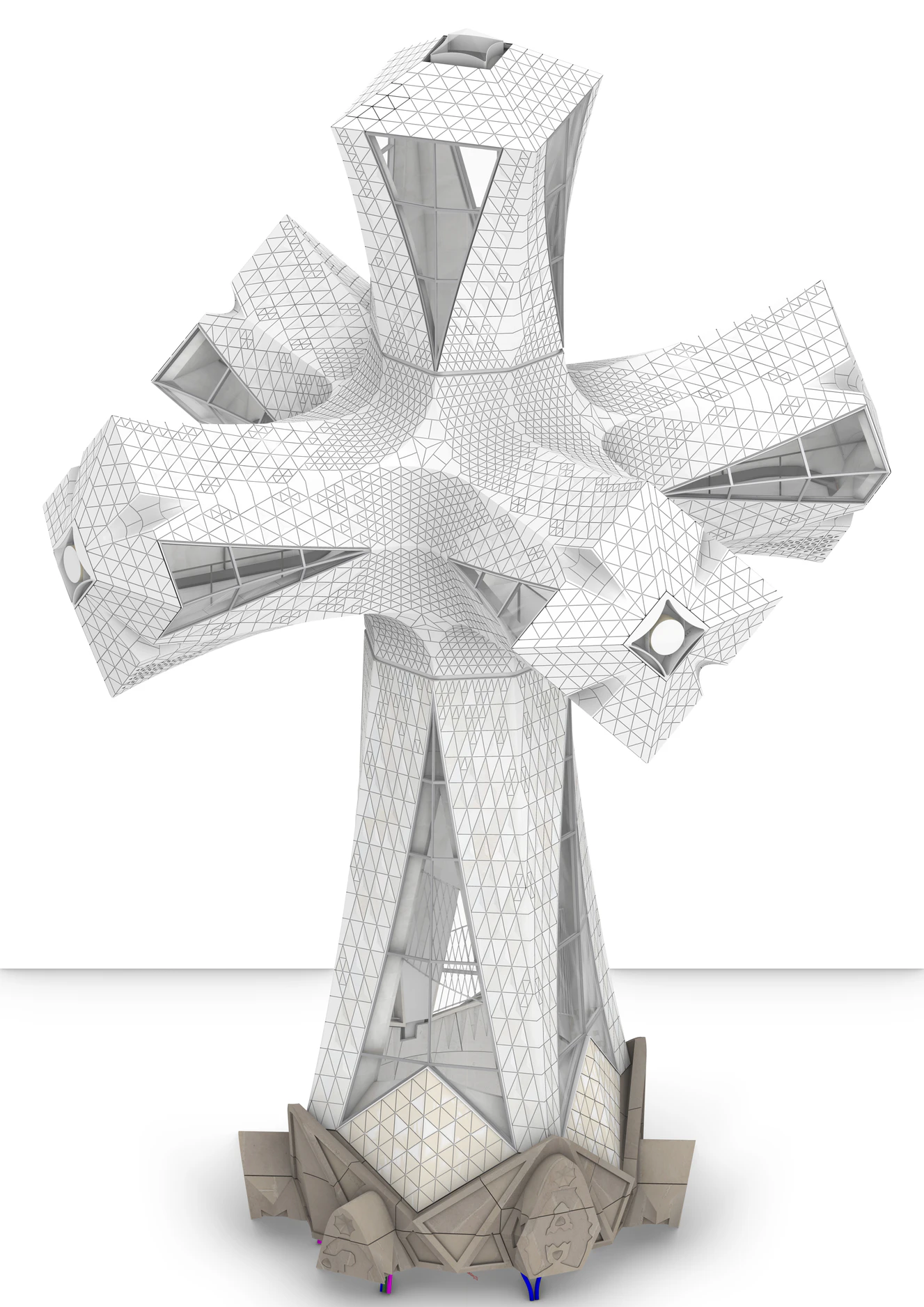 Kreuz aus Bayern für Sagrada Família Barcelona — © Josef Gartner GmbH