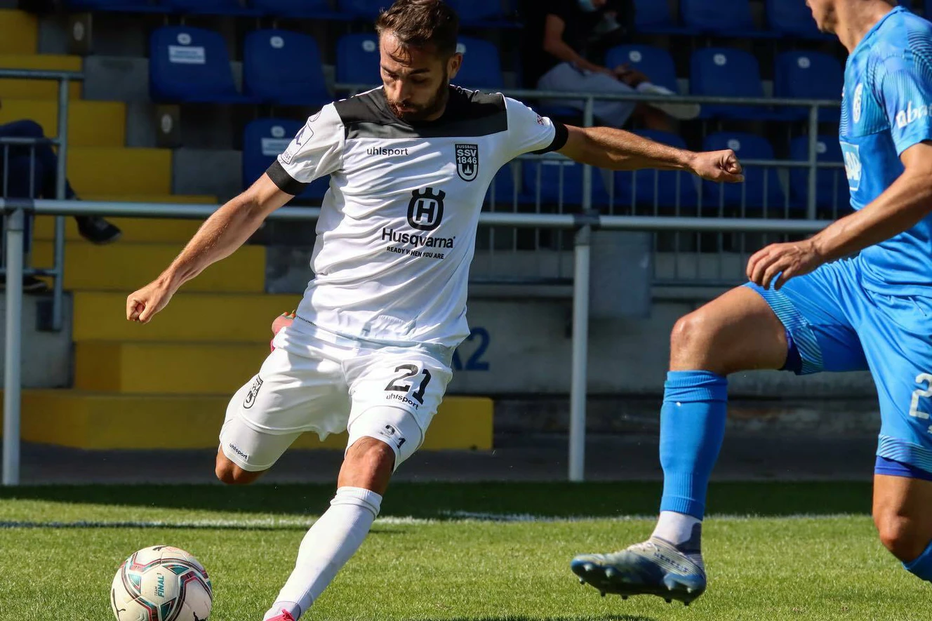 Szene aus dem Spiel Ulm-Walldorf — © Facebook/SSV Ulm 1846 Fußball