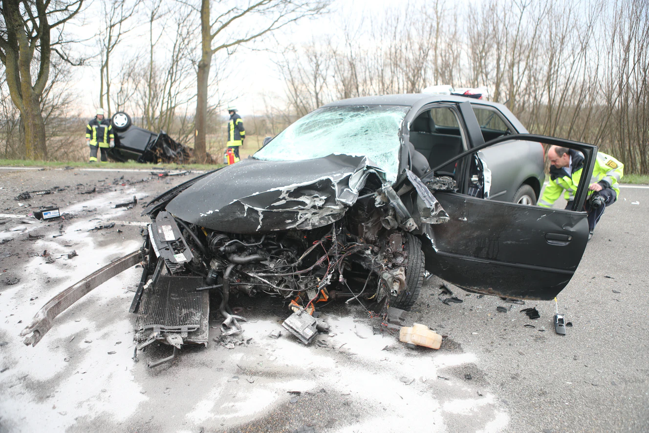 schwerer Unfall bei Erbach — © Ralf Zwiebler