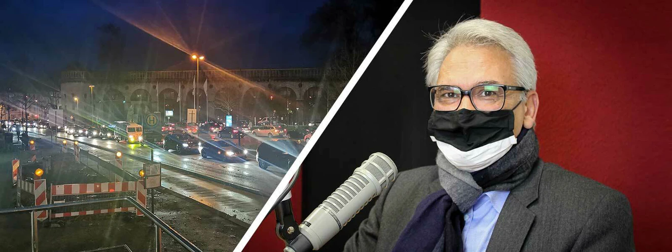 Autodemo und Gunther Czisch