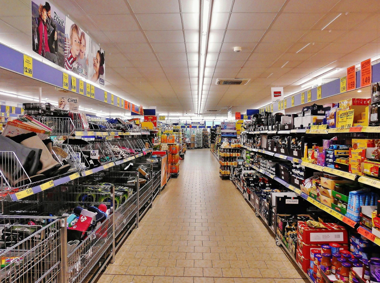 Ein Supermarkt
