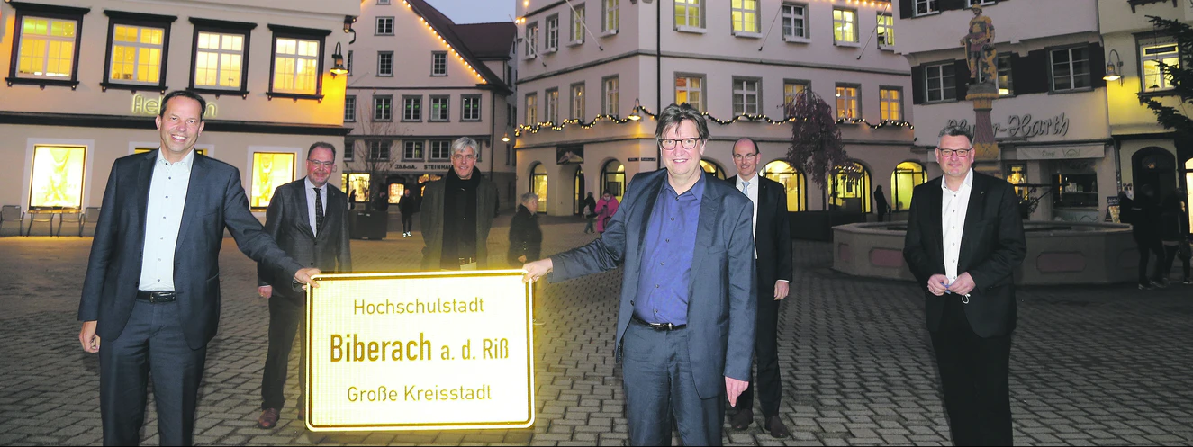 So könnte das Biberacher Ortsschild bald aussehen — © Stadtverwaltung Biberach
