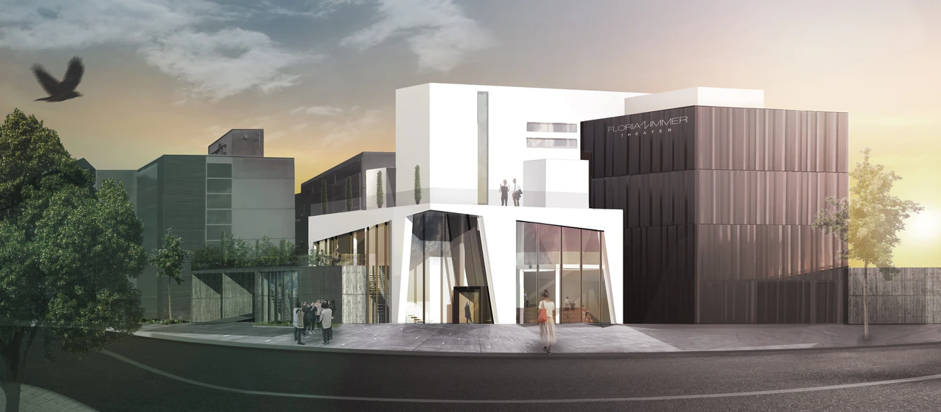 Eine Visualisierung des Florian Zimmer Theaters in Neu-Ulm — © Visualisierung: Scherr+Klimke