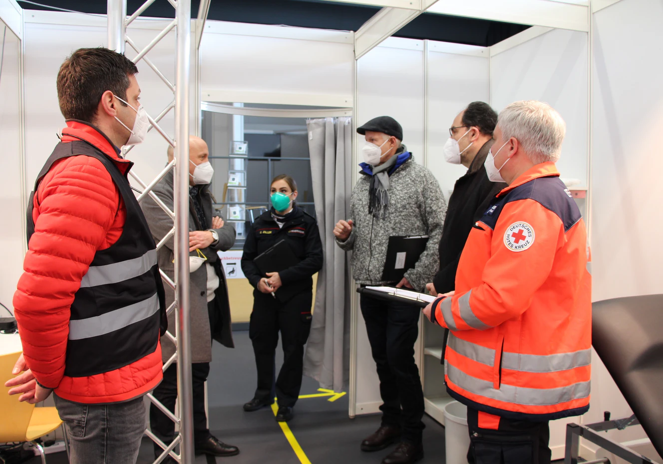 Das Kreisimpfzentrum in Ummendorf ist bereit. — © Landratsamt Biberach 