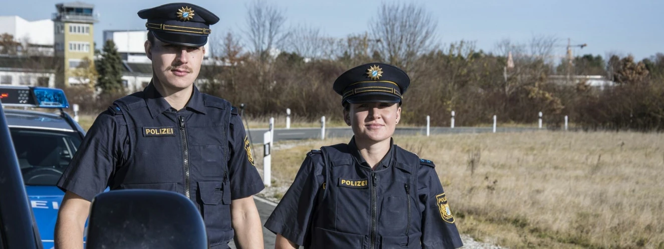 Polizisten im Einsatz — © Bayerische Polizei