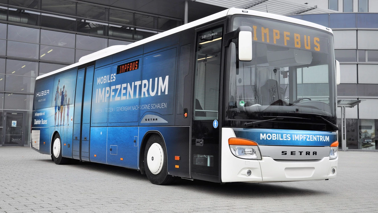 Ein Impfbus — © Setra