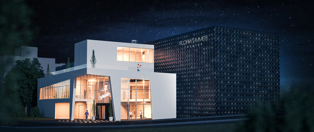 Visualierung des Magietheaters in Neu-Ulm — © Jonathan Bail