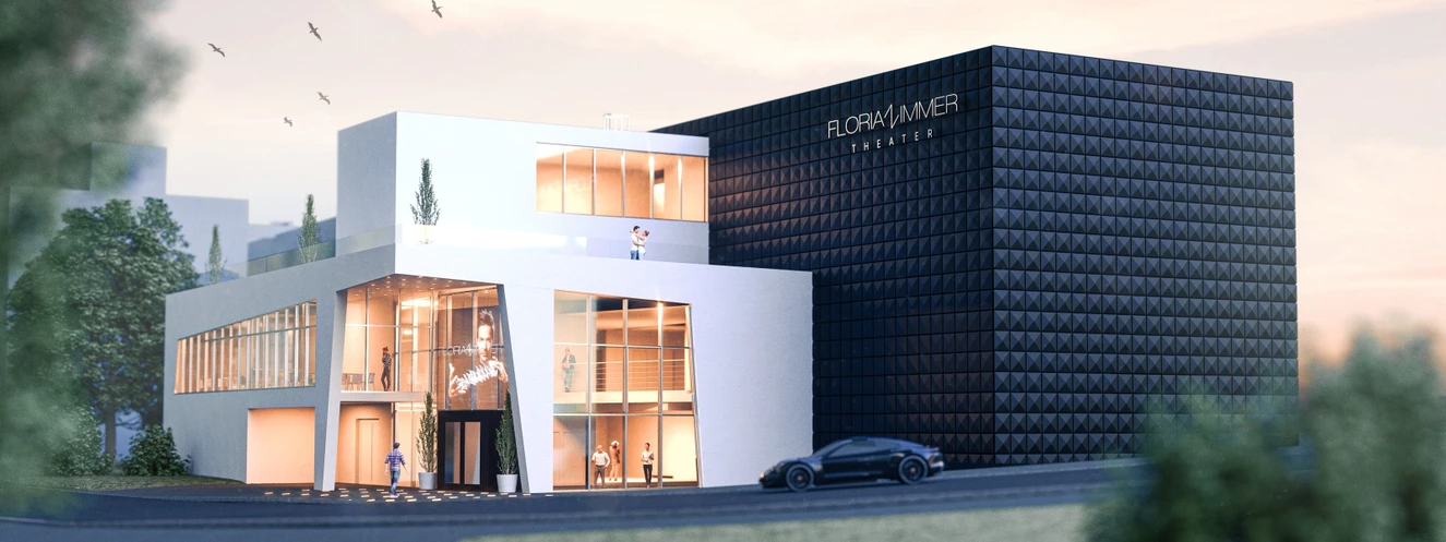 Visualierung des Magietheaters in Neu-Ulm — © Jonathan Bail