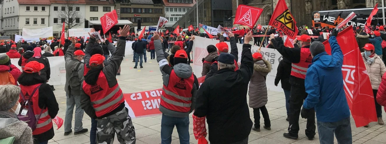 IG Metall Demo Ulm Münsterplatz