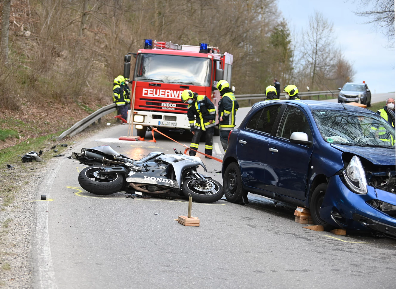 Motorrad Unfall — © Thomas Heckmann
