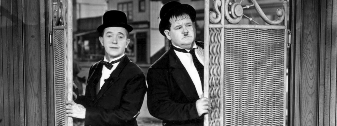 Szene aus Dick und Doof im Wilden Westen von 1937  — © Kinowelt