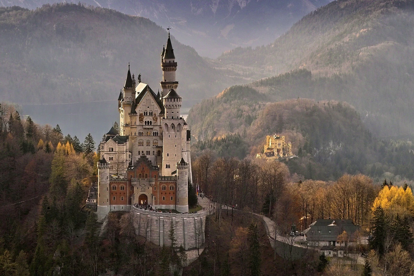 Schloss Neuschwanstein mit Hohenschwangau
