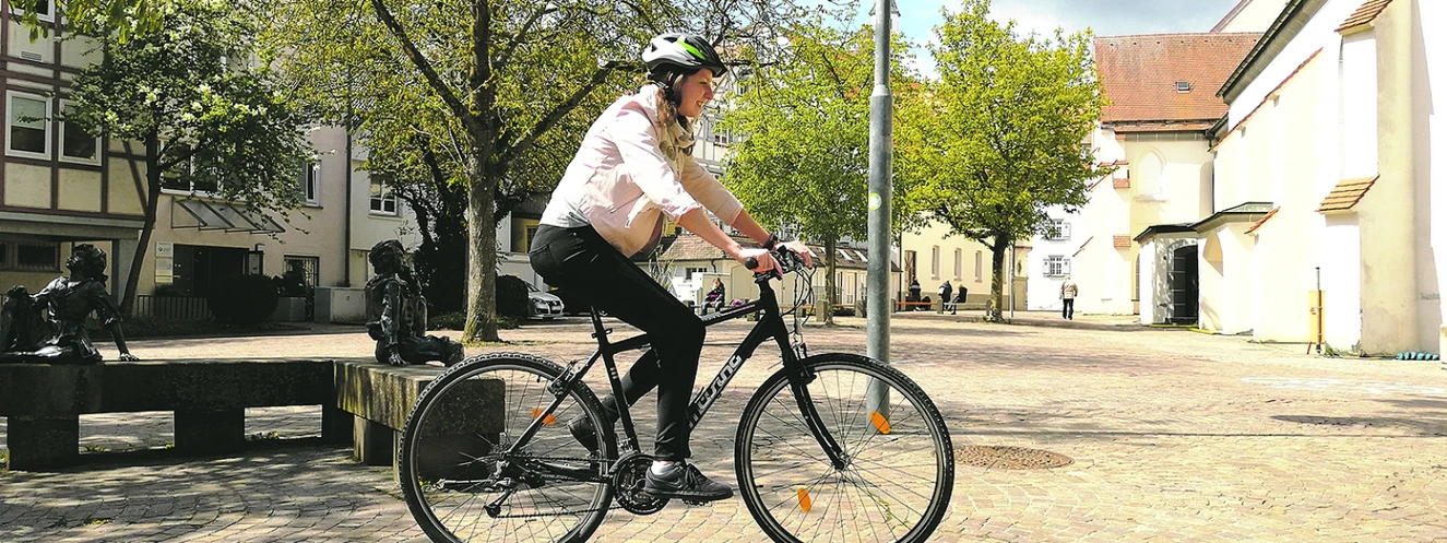 Es gibt vielerlei Gründe das Rad für die Fortbewegung im Alltag zu nutzen. — © Stadtverwaltung Biberach