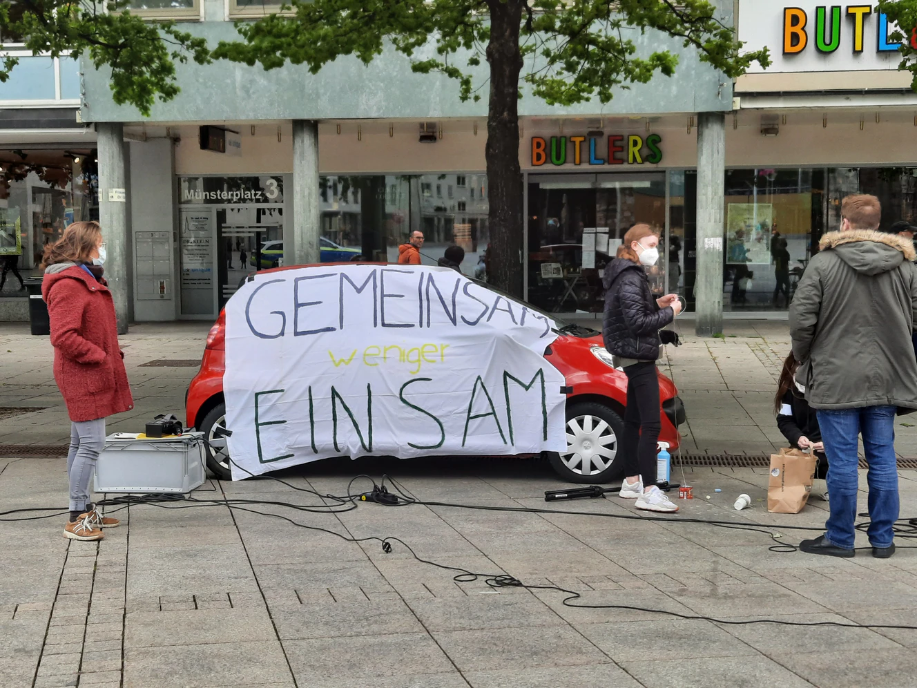 Kundgebung Gemeinsam weniger einsam