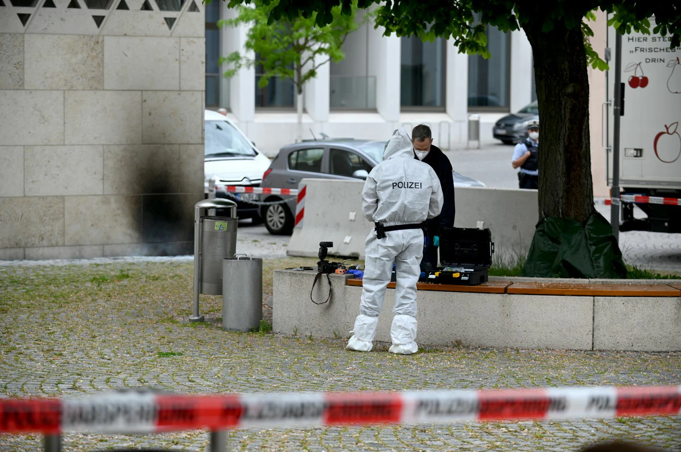 Brandanschlag auf Synagoge in Ulm — © Thomas Heckmann
