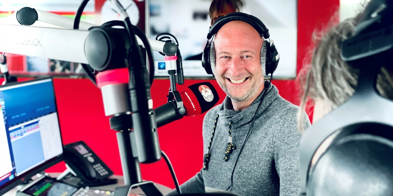 Andi und Felix im neuen DONAU 3 FM Studio