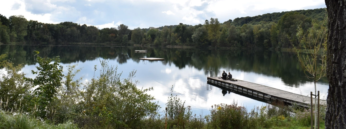 Blick auf Badesee in Pfuhl — © Stadt Neu-Ulm
