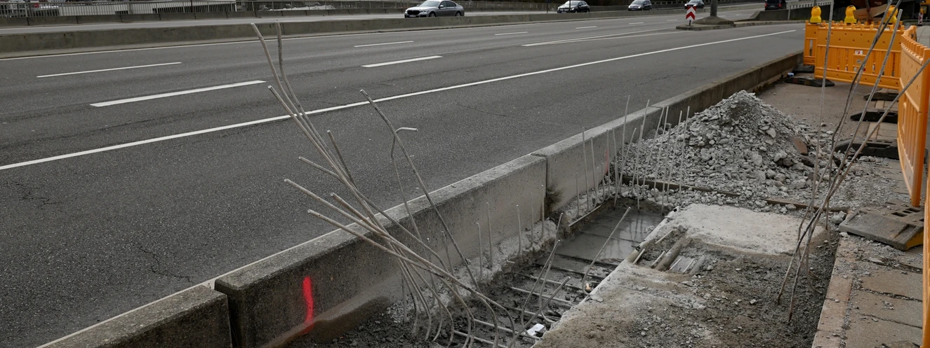 Untersuchungen der Wallstraßenbrücke B10 — © Thomas Heckmann