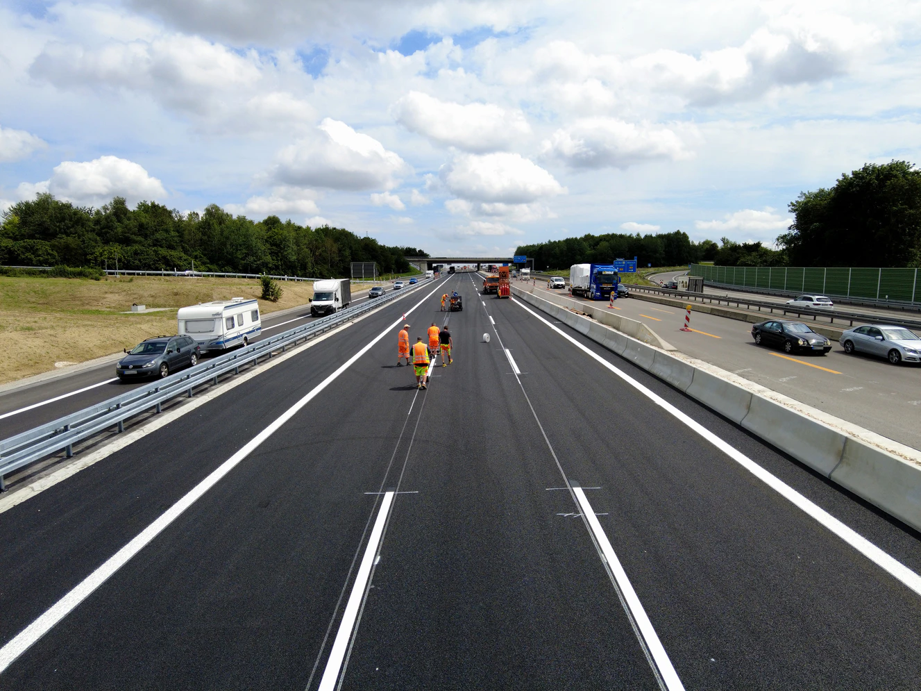 Sperrung A8 Ulm — © Thomas Heckmann