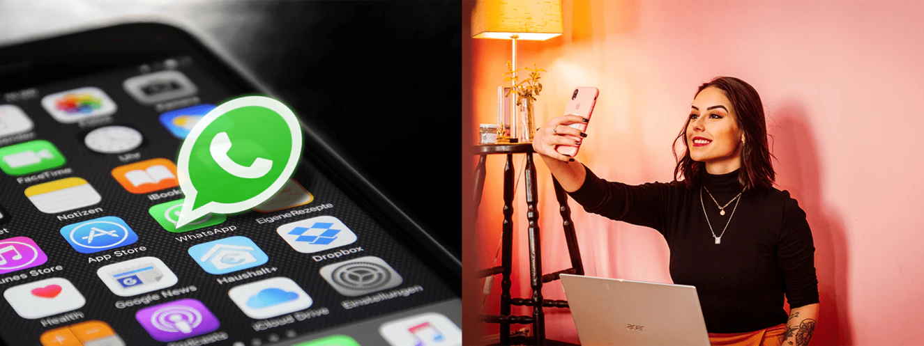 Whatsapp und Selfie