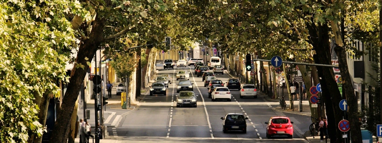 Autos auf der Straße