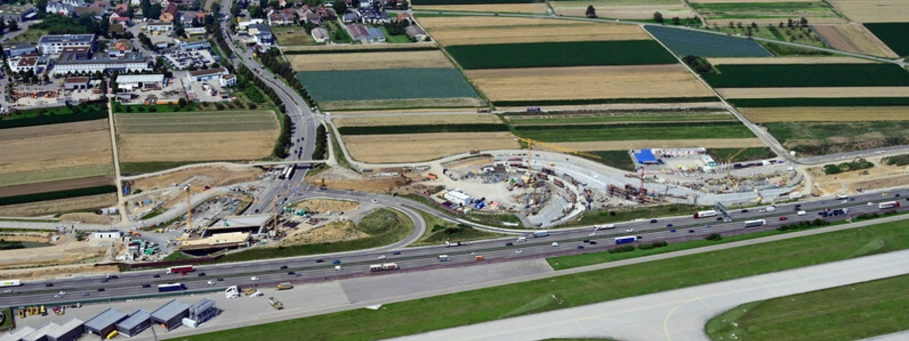Stuttgart 21 Anschlussstelle Plieningen Stuttgarter Flughafen — © Arnim Kilgus