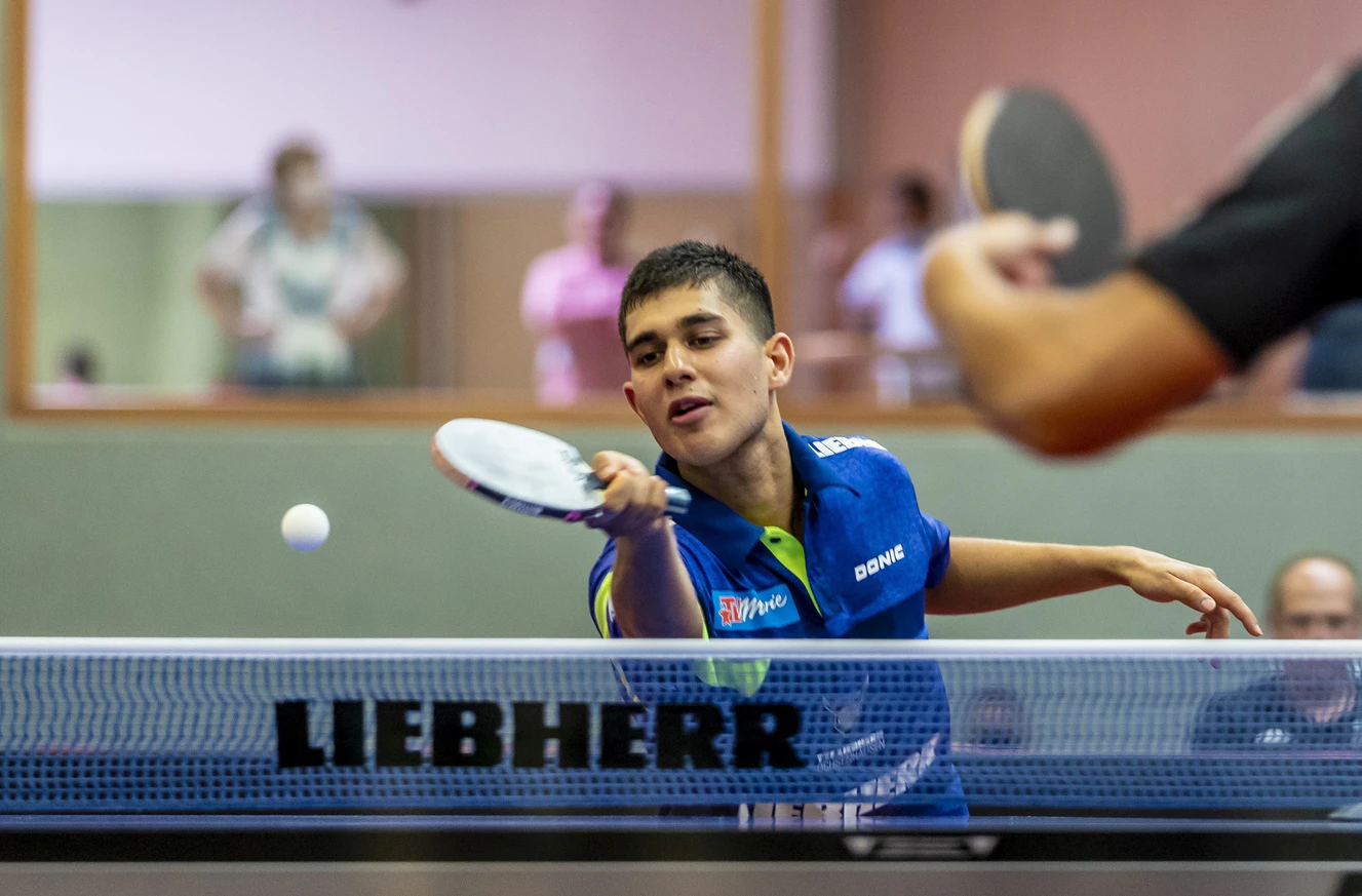 Spielszene mit Kanak Jha — © BeLa Sportfoto