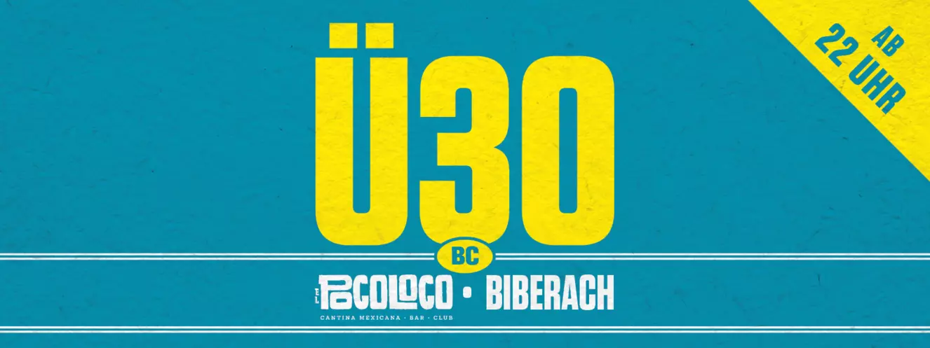 Ü30 Party im Pocoloco BC