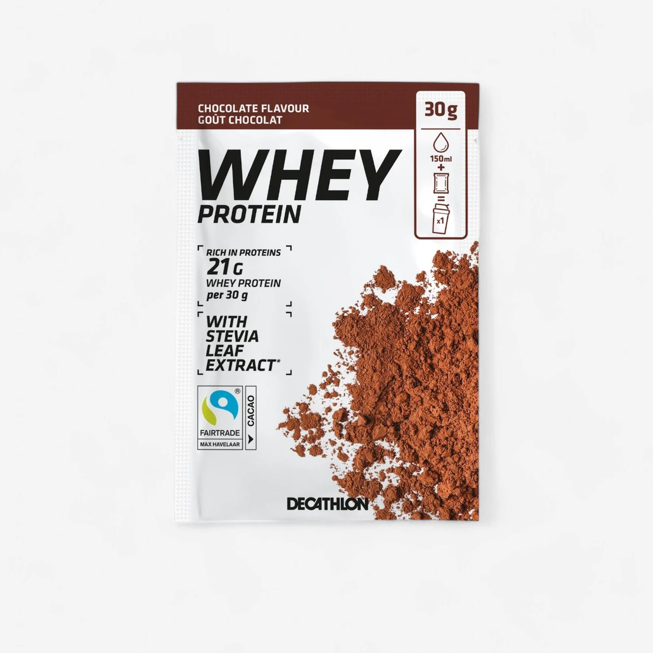 DECATHLON Proteinpulver Whey Schoko 30 g — © DECATHLON