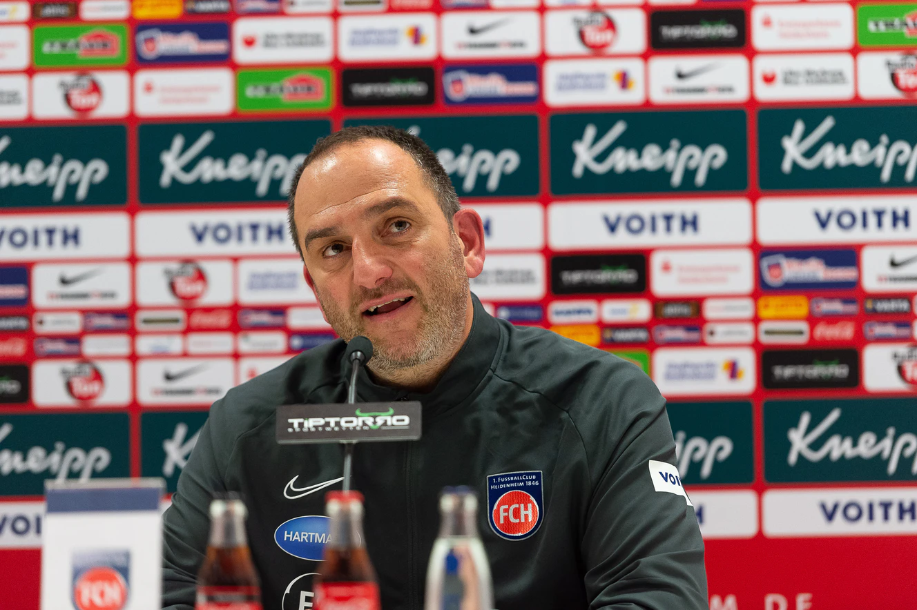 Trainer Frank Schmidt — © 1. FC Heidenheim 1846
