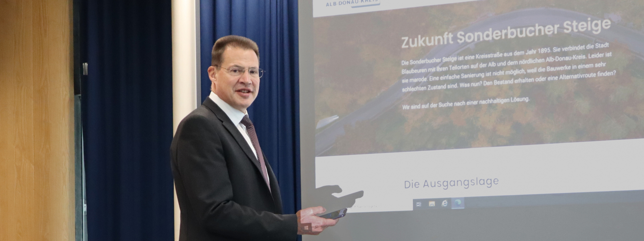 Webseite „Zukunft Sonderbucher Steige“ — © Landratsamt Alb-Donau-Kreis