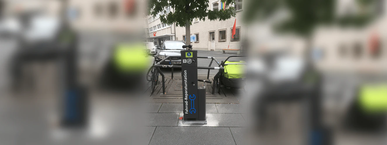Radservice-Station — © Stadt Ulm