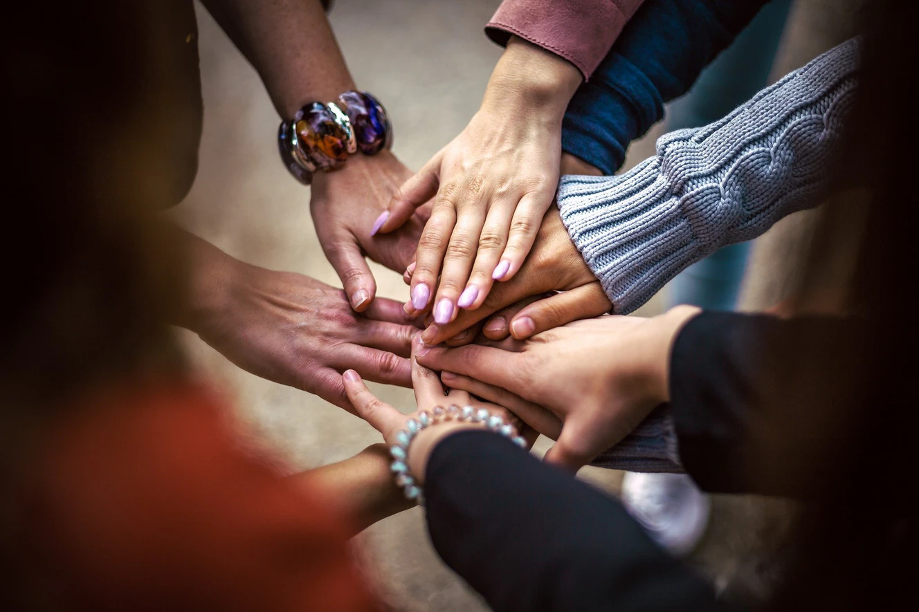 Hände, Menschen, Solidarität, Frieden