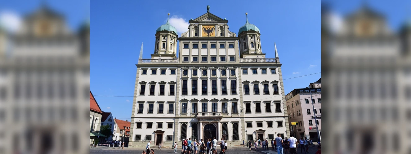 Das Rathaus in Augsburg