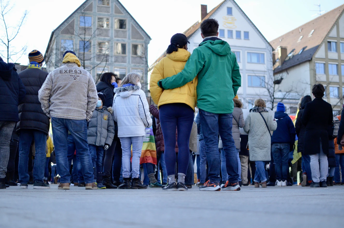 Demo Ukraine Münsterplatz — © Jana Langer