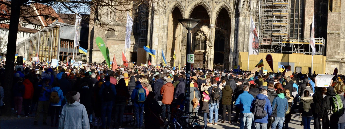 Demo Ukraine Münsterplatz — © Jana Langer