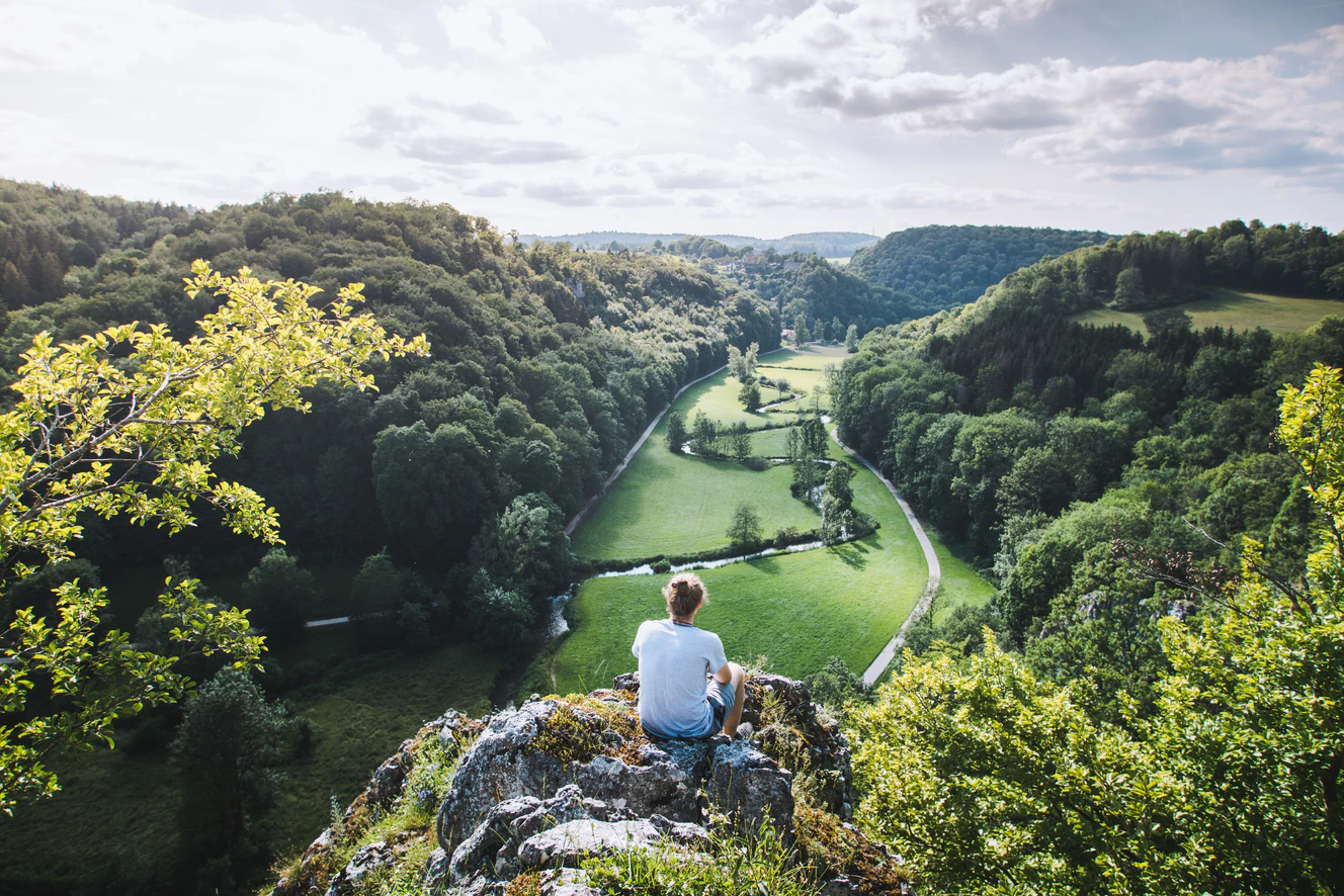 Lautertal Blick von oben — © Dominic Lars Fotografie