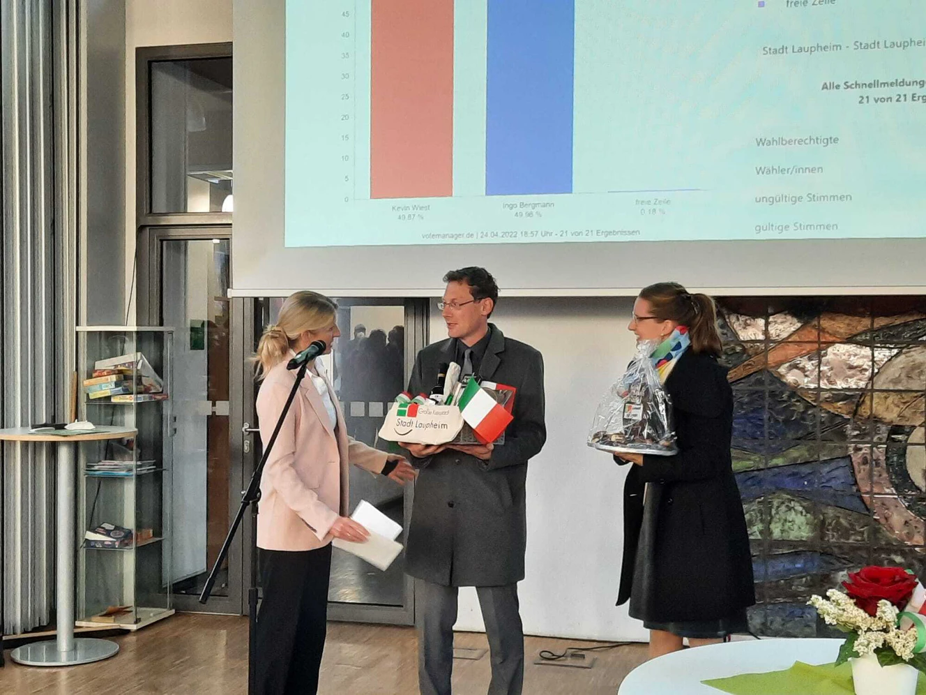 OB Wahl Laupheim gewinnt Ingo Bergmann