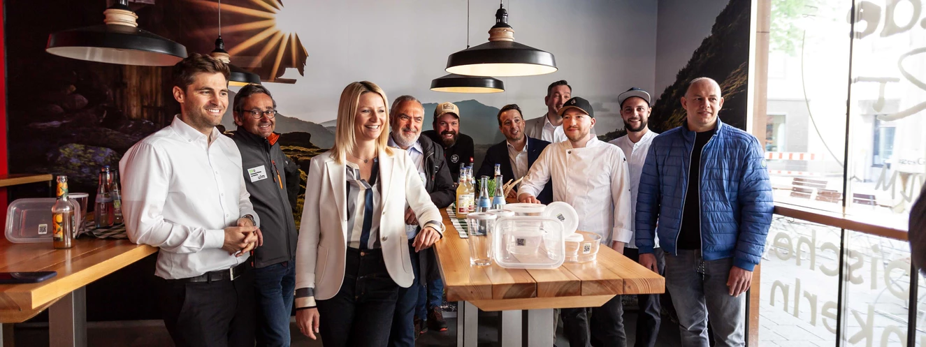 Mehrwegsystem Ulm und Neu-Ulm für Gastronomien — © Eugen Müller