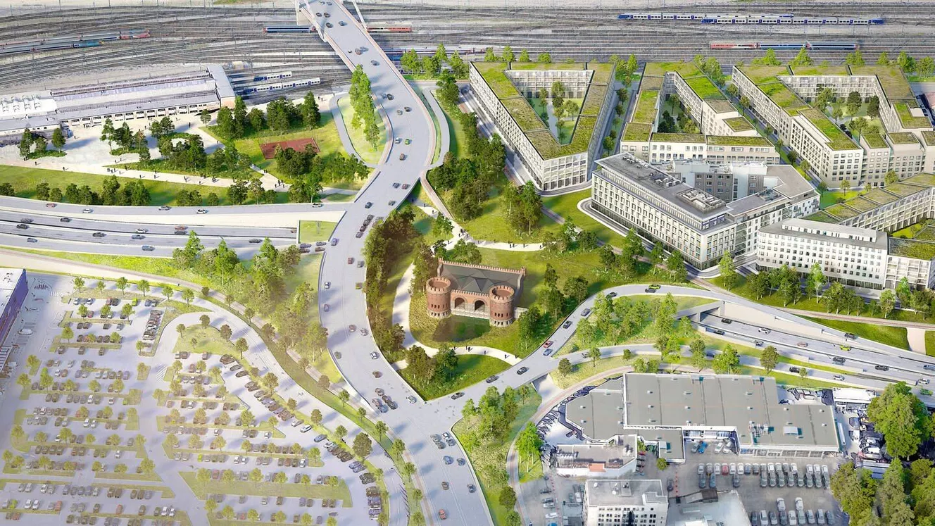 Visualisierung Blaubeurer Tor — © Stadt Ulm
