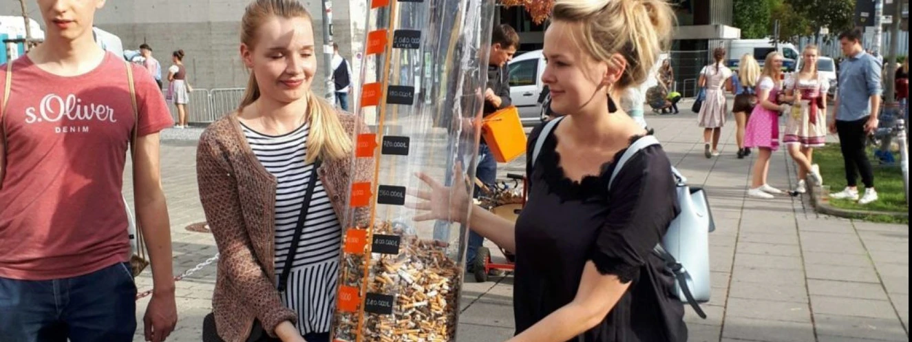 Kippenstummel sammeln — © Clean Up Network