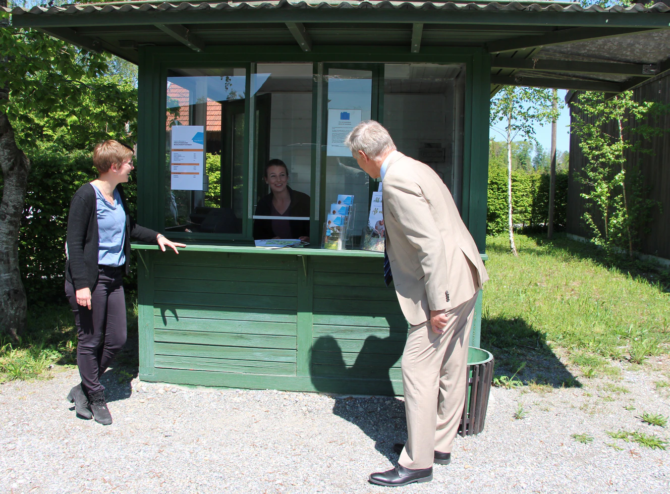 Kassenhäuschen des Museumsdorfes Kürnbach — © Landratsamt Biberach