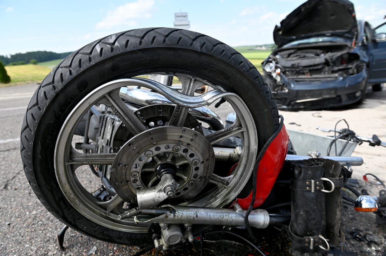 Motorradunfall — © Thomas Heckmann